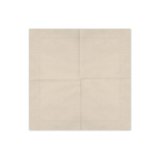 Papirnate salvete bež boje 33 x 33 cm | pakiranje 20 komada